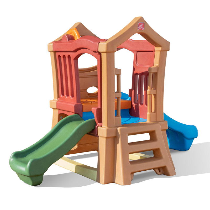 Step2 Play Up Double Slide Climber Reviews Wayfair   Step2 Play Up Double Slide Climber 